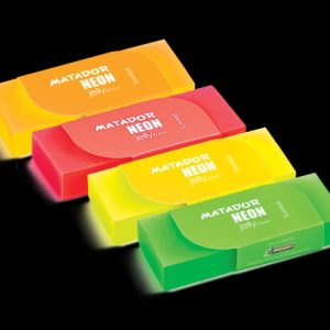 Matador Neon Eraser Large Jar (24 pcs / Jar)