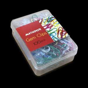 Matador Gem Clip - 100pcs (Plastic Box) Box